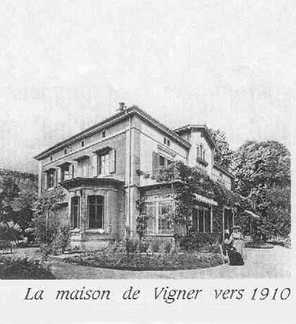 La Maison de Vigner,
berceau de la Mimule à Saint-Blaise vers 1860